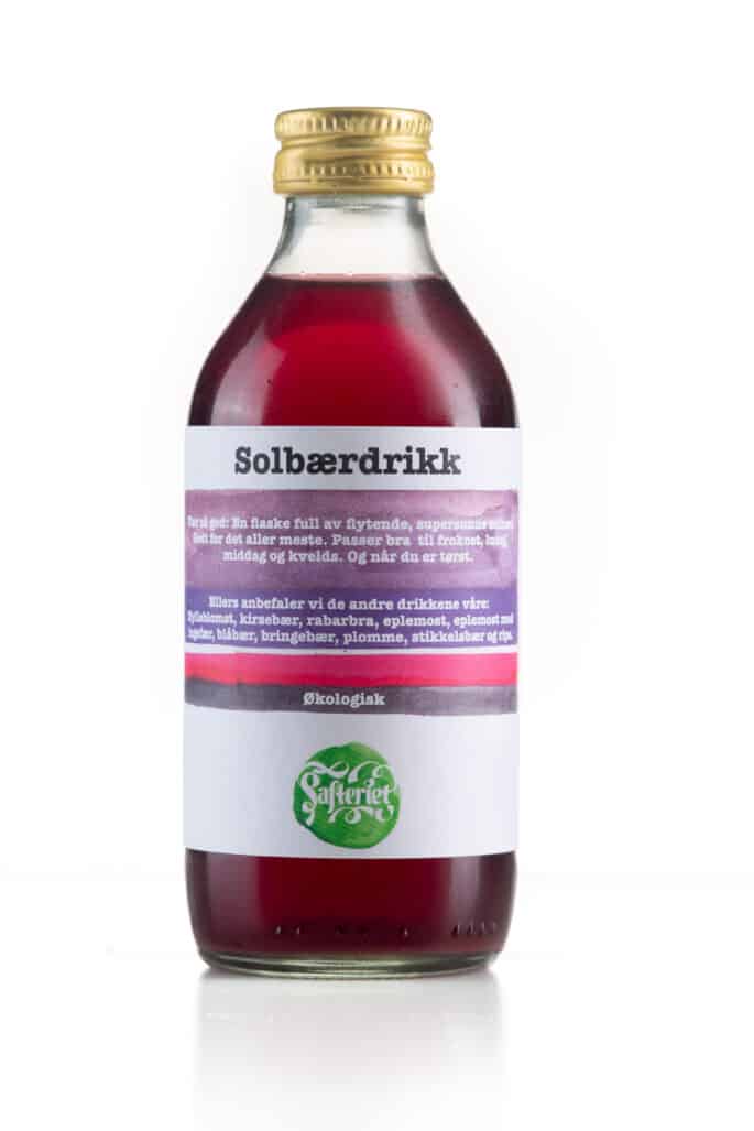 Økologisk Solbærdrikk